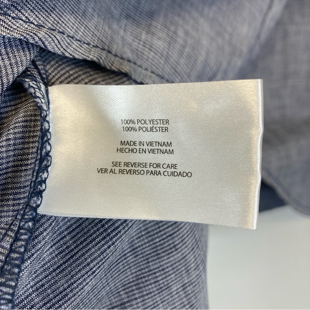 Orvis Classic Performance Men's XXL Fishing Shirt Blue Short Sleeve Button Up - Picture 10 of 16